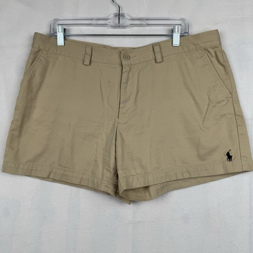Ralph Lauren‎ Sport Women's Shorts in Dune Tan Size 14 Pony